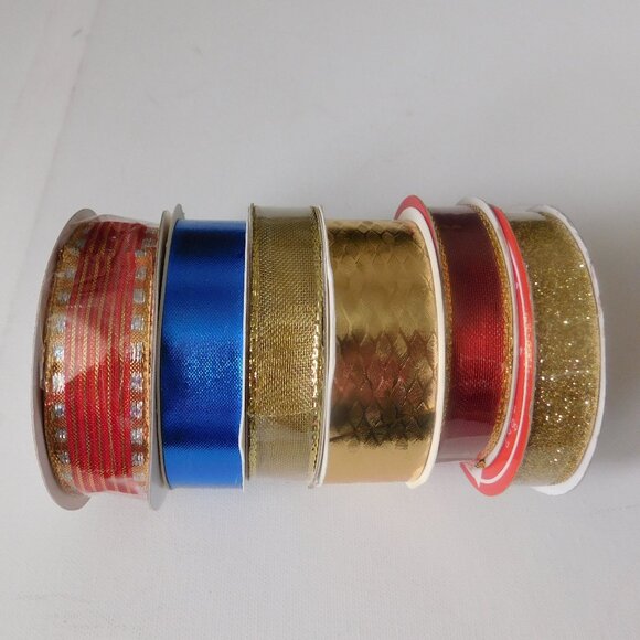 Christmas Gift Wrapping Lot Ribbons Cello Bags Gift Bags - Picture 8 of 10